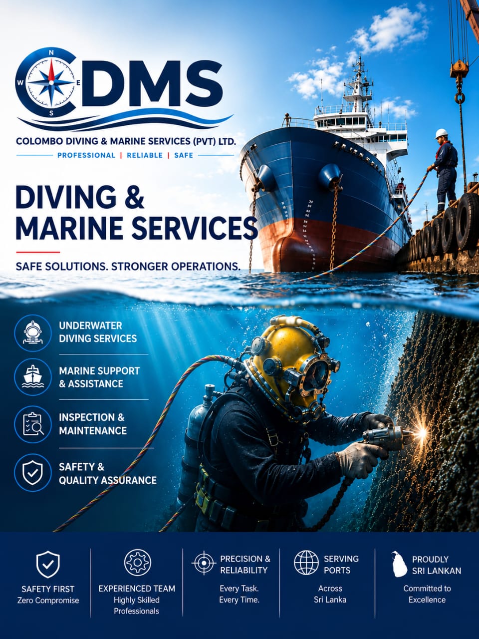 Underwater commercial diving operations